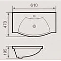Умивалник ICC 4760 – Inter Ceramic 4760 - siko.bg Умивалник ICC 4760 – Inter Ceramic 4760 – миниатюра 2