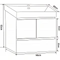 Мебели за баня PVC Inter Ceramic ICP 9048 – Inter Ceramic ICP 9048 – миниатюра 4