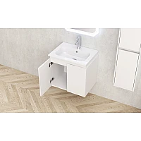 Мебели за баня PVC Inter Ceramic BG 6046W ЧЕРТИ+УМИВ.5955 БЯЛ / СМОЛА – Inter Ceramic