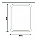 Огледало ICM 1009 /50 – Inter Ceramic 1009/50 70*50 - siko.bg Огледало ICM 1009 /50 – Inter Ceramic 1009/50 70*50 – миниатюра 1