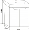 Bathroom furniture PVC Inter Ceramic ICP 5155 – Inter Ceramic 5155 – миниатюра 2