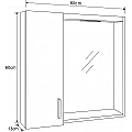 Огледални шкафове ICMC 1013-60 – Inter Ceramic 1013-60 – миниатюра 2