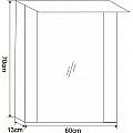 Огледални шкафове Inter Ceramic ICMC 6013-70 – Inter Ceramic 6013-70 – миниатюра 1