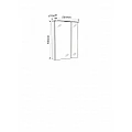TOP MIRROR CABINET ANIELA-50 6019-50 – Inter Ceramic 6019-50 – миниатюра 2