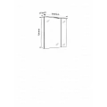 TOP MIRROR CABINET ANIELA-60 6019-60 – Inter Ceramic 6019-60 – миниатюра 2