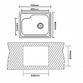 Кухненска мивка алпака ICK 5645 – Inter Ceramic 5645 – миниатюра 2