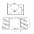 Kitchen sink alpaca ICK 5042 – Inter Ceramic 5042 / 5043 – миниатюра 2