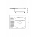 МИВКА ОТ НЕРЪЖДАЕМА СТОМАНА 6448L – Inter Ceramic 6448L – миниатюра 1