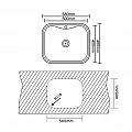 Kitchen sink alpaca ICK 5848 – Inter Ceramic 5848 – миниатюра 3