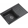 Granite sink ICGS 8104 BLACK – Inter Ceramic 8104 ЧЕРНА – миниатюра