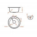 Гранитна мивка ICGS 8301 SAND – Inter Ceramic 8301 - siko.bg Гранитна мивка ICGS 8301 SAND – Inter Ceramic 8301 – миниатюра 1