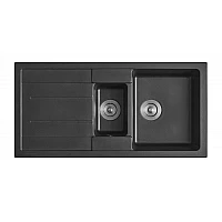 Granite sink ICSG 8201 BLACK – Inter Ceramic 8201B
