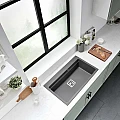 Гранитна мивка ICGS 8213 GRAY – Inter Ceramic 8213 GRAY – миниатюра 2