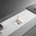 ГРАНИТНА МИВКА 8220 - БЯЛА – Inter Ceramic 8220 WHITE – миниатюра 1