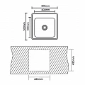 Alpaca kitchen sink ICK 5050 TAMPICO – Inter Ceramic 5050 – миниатюра 3