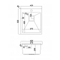 Кухненска мивка алпака ICK 4250H – Inter Ceramic 4250H – миниатюра 1