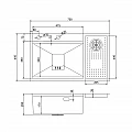 КУХНЕНСКА МИВКА С ПРИСТАВКА ЗА МИЕНЕ НА ЧАШИ 7546L – Inter Ceramic 7546L - siko.bg КУХНЕНСКА МИВКА С ПРИСТАВКА ЗА МИЕНЕ НА ЧАШИ 7546L – Inter Ceramic 7546L – миниатюра 1