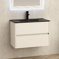 Мебели за баня Inter Ceramic ICP 7955 + МИВКА ICC 8066B ЧЕРЕН МАТ - siko.bg Мебели за баня Inter Ceramic ICP 7955 + МИВКА ICC 8066B ЧЕРЕН МАТ