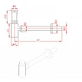 Сифон IC S - A 184 – Inter Ceramic S - A 184 - siko.bg Сифон IC S - A 184 – Inter Ceramic S - A 184 – миниатюра 1