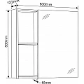 Огледални шкафове Inter Ceramic ICMC 6014-60 – Inter Ceramic 6014-60 - siko.bg Огледални шкафове Inter Ceramic ICMC 6014-60 – Inter Ceramic 6014-60 – миниатюра 4