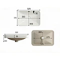 ПОРЦЕЛАНОВ УМИВАЛНИК 112551W – Inter Ceramic 112551W - siko.bg ПОРЦЕЛАНОВ УМИВАЛНИК 112551W – Inter Ceramic 112551W – миниатюра 3
