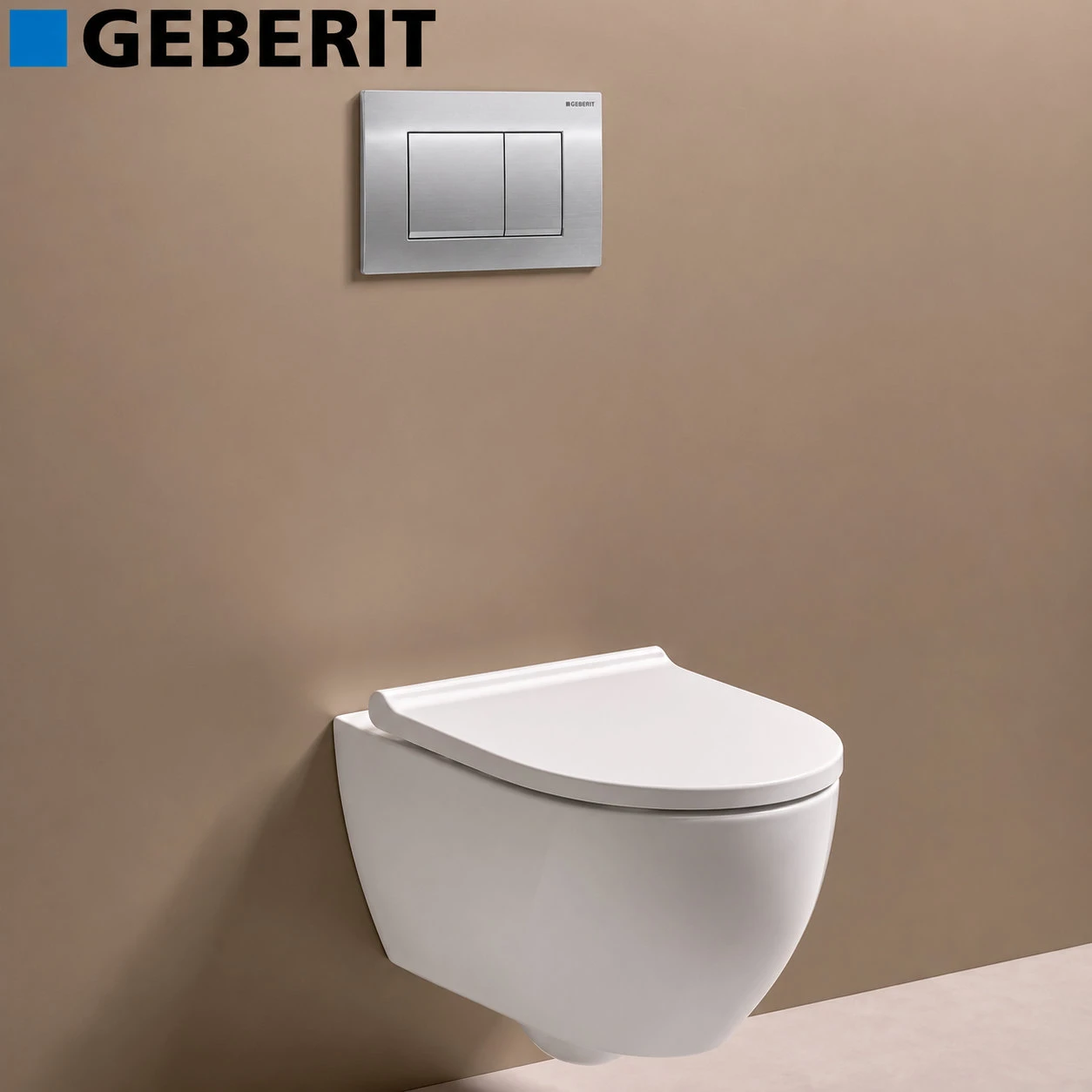Окачена тоалетна Geberit Pravello Rimfree с капак SoftClosing