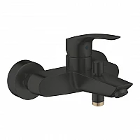 Смесител за вана Grohe Eurosmart 1/2″, черен мат 333002433 - siko.bg Смесител за вана Grohe Eurosmart 1/2″, черен мат 333002433
