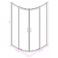Душ кабини Inter Ceramic ICS  285FS90 / 821FS 90 NEW EASY ASSEMBLE – Inter Ceramic 285FS90 / 821FS 90 NEW EASY ASSEMBLE – миниатюра 2