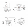 Brass built-in mixer ICF 554015-1BR – Inter Ceramic 554015-1BR – миниатюра 1