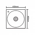 Кухненска мивка алпака ICK 4040P – Inter Ceramic 4040 GR - siko.bg Кухненска мивка алпака ICK 4040P – Inter Ceramic 4040 GR – миниатюра 1
