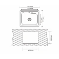 Alpaca kitchen sink ICK 4740 DECOR – Inter Ceramic 4740 DECOR – миниатюра 1
