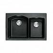 Granite sink ICGS 8401 BLACK – Inter Ceramic 8401 BLACK – миниатюра
