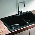 Granite sink ICGS 8401 BLACK – Inter Ceramic 8401 BLACK – миниатюра 1