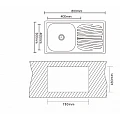 Кухненска мивка алпака ICK 8050 PF L TAMPICO – Inter Ceramic 8050 PF L TAMPICO - siko.bg Кухненска мивка алпака ICK 8050 PF L TAMPICO – Inter Ceramic 8050 PF L TAMPICO – миниатюра 2